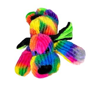 🐶 Rainbow lay down Puppy stuffed animal